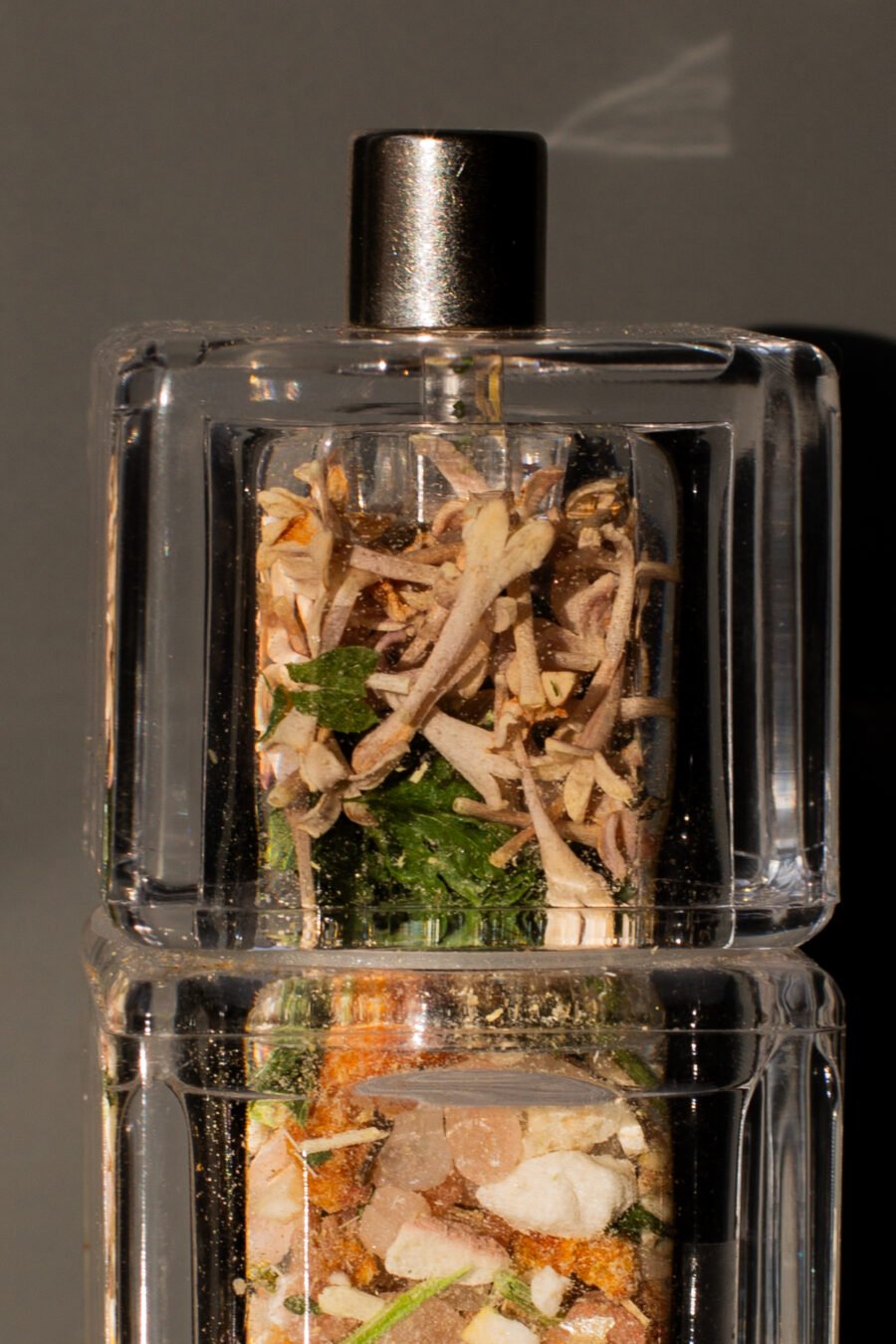 Seasoning salt with boletus