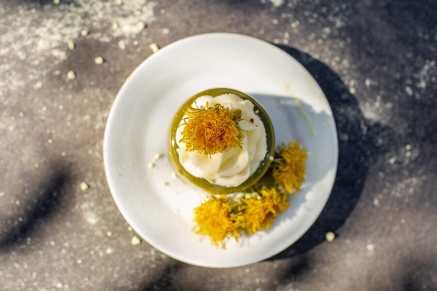 Freeze-dried dandelion