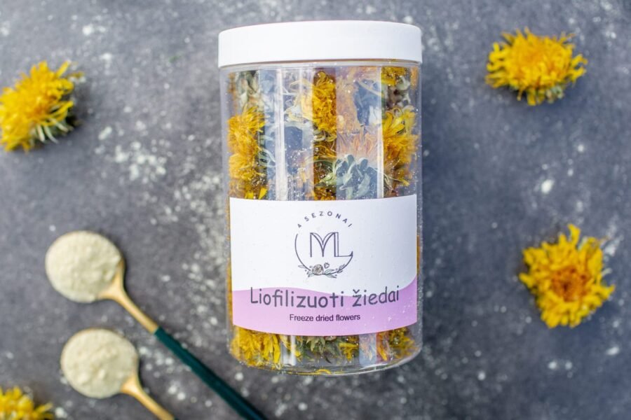 Šaltyje džiovintos pienės