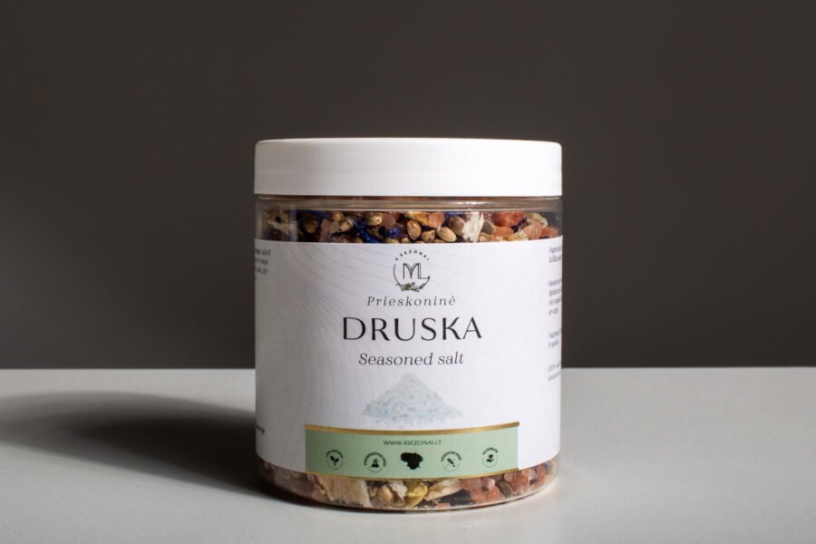 Prieskoninė druska su rugiagėlėmis – papildymas Prieskoninė druska su rugiagėlėmis