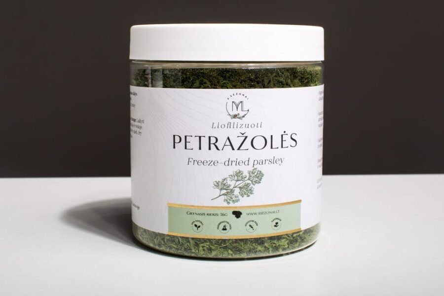 Freeze-dried parsley