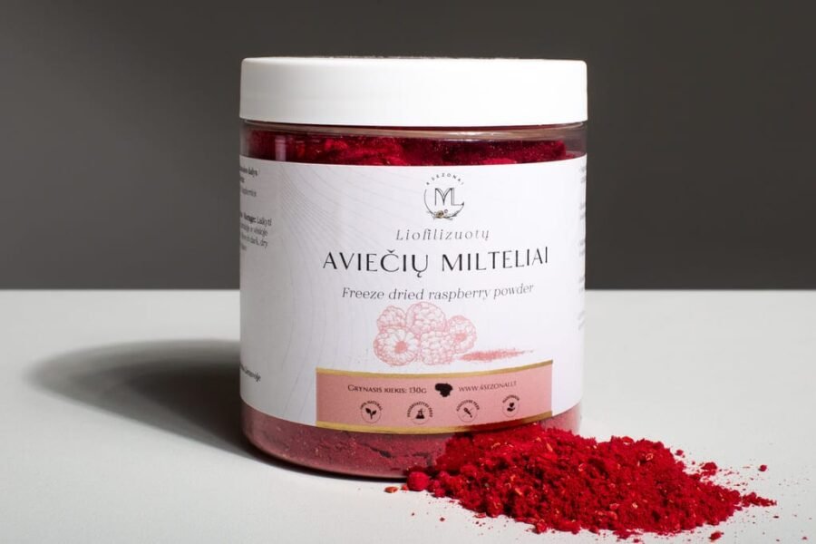 Šaltyje džiovintos avietės