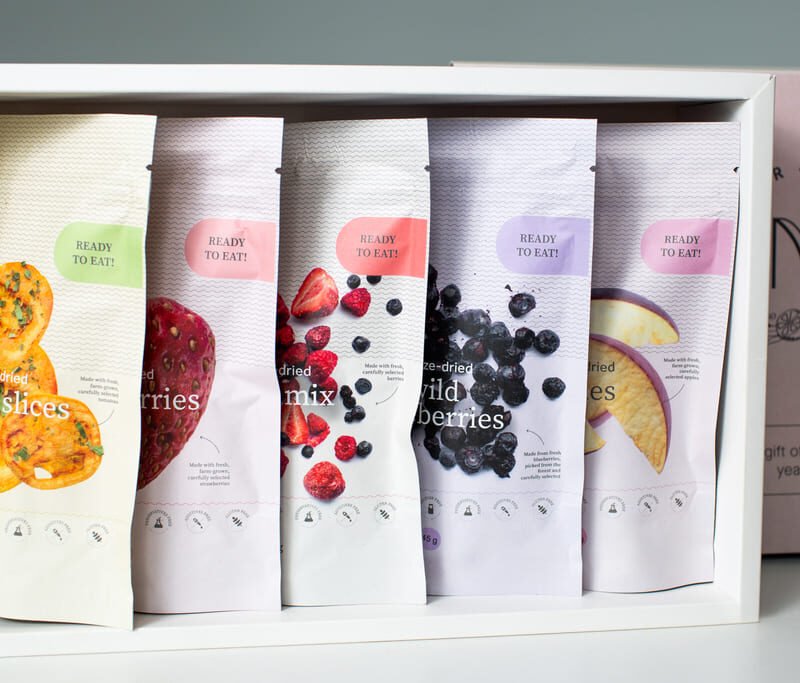 Freeze-dried berries