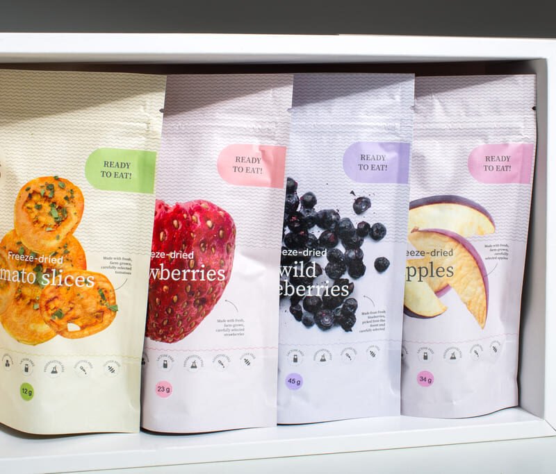 Freeze-dried snack set