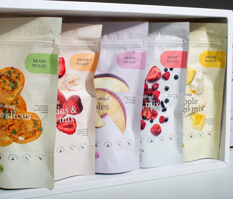 Freeze-dried berries