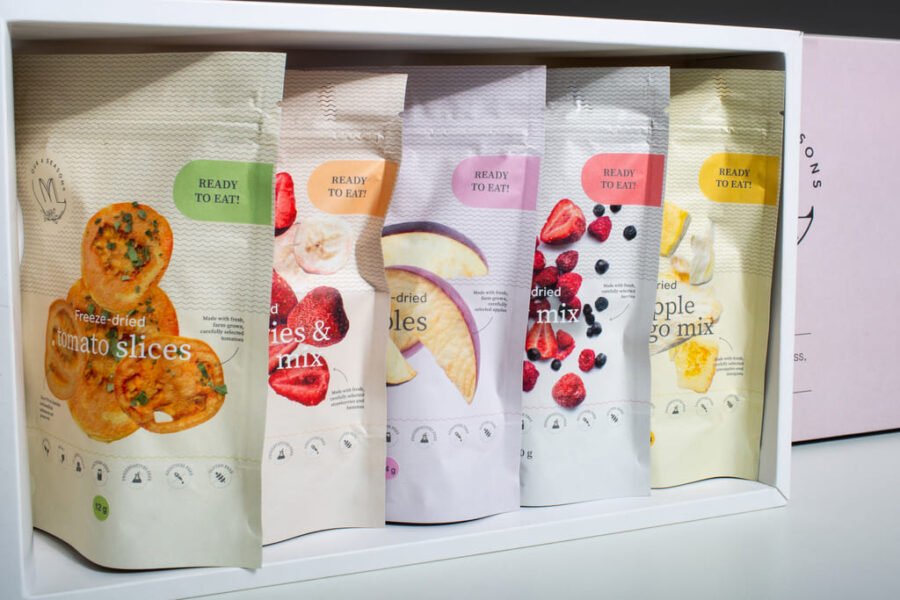 Freeze-dried berries