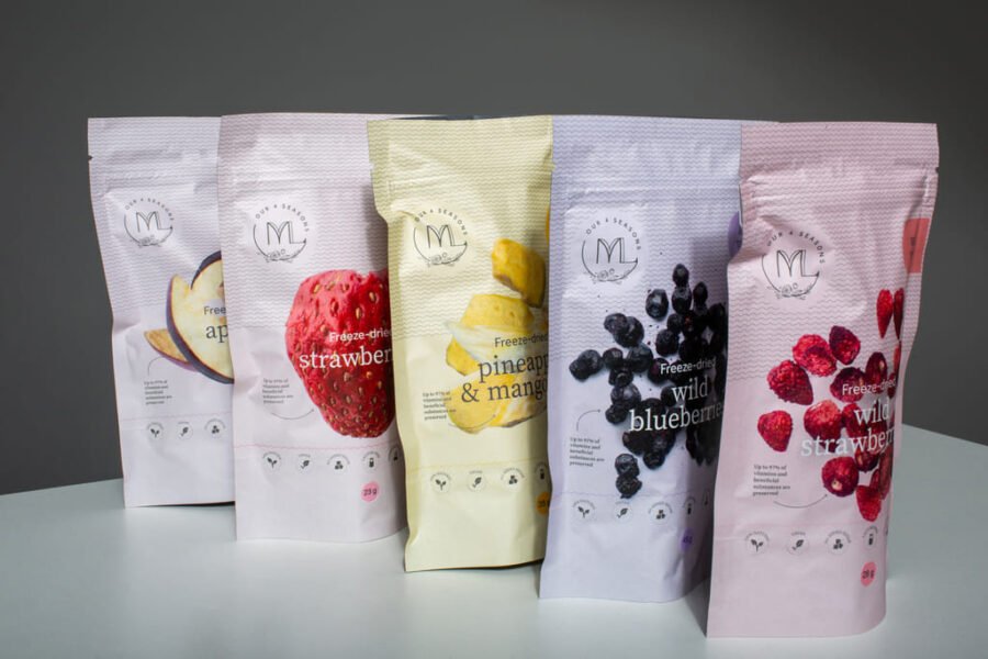 Freeze-dried berries