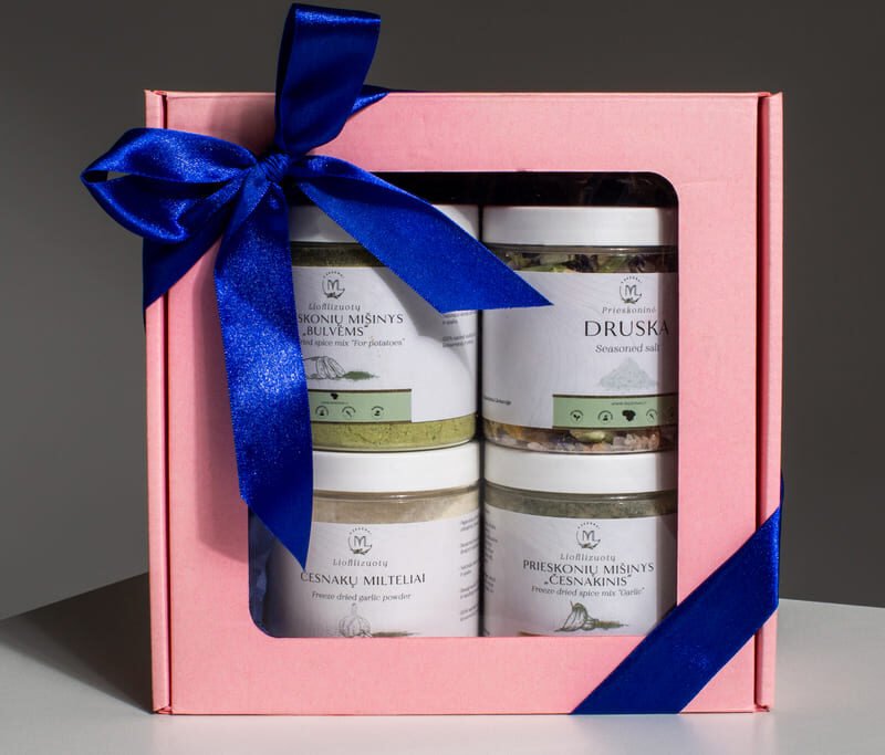 Liofilizuotų prieskonių rinkinys