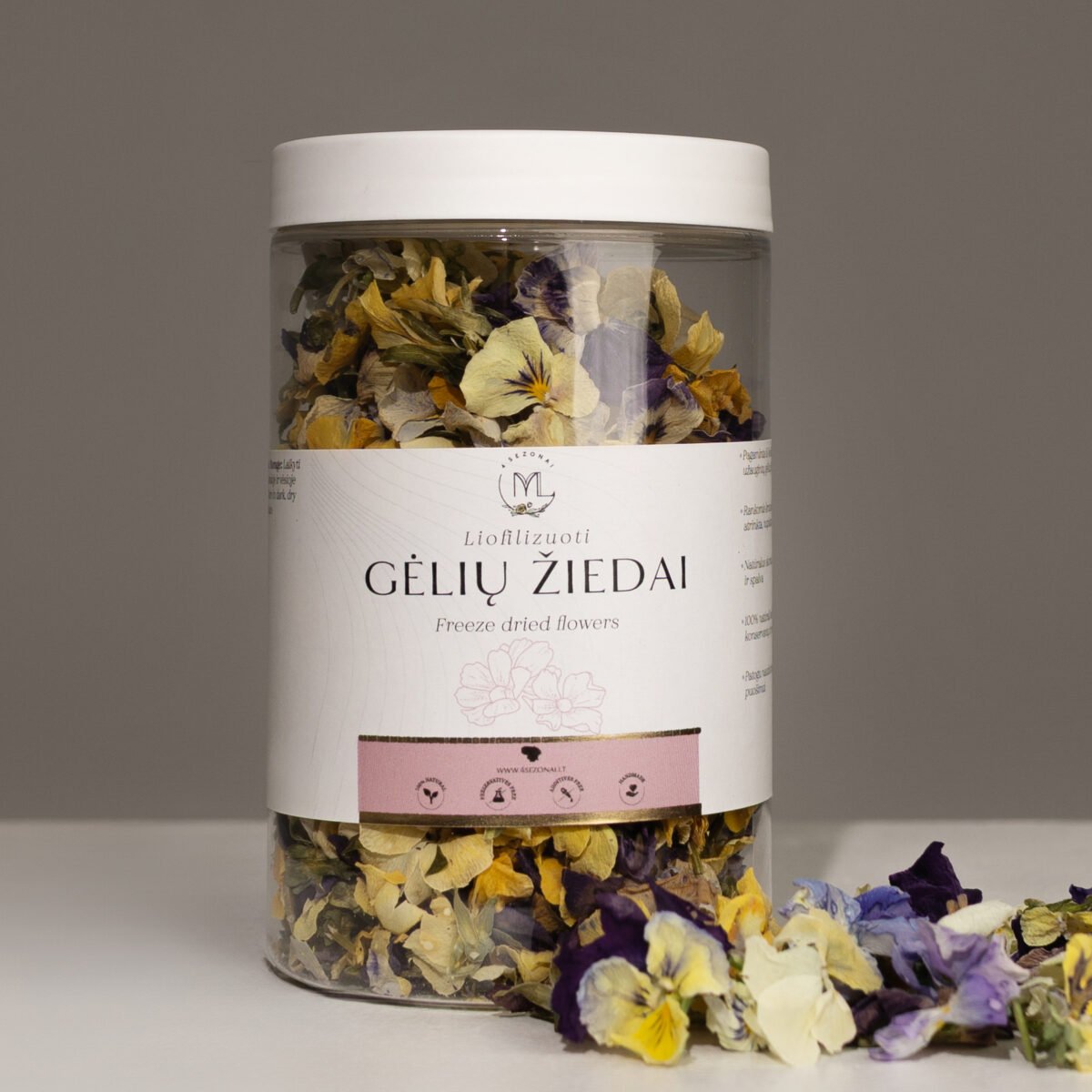 Freeze-dried orphan flowers