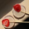 7 Sugar-free lollipops with freeze-dried orphan flowers and strawberries, 1 piece (15 g) (Kopija)